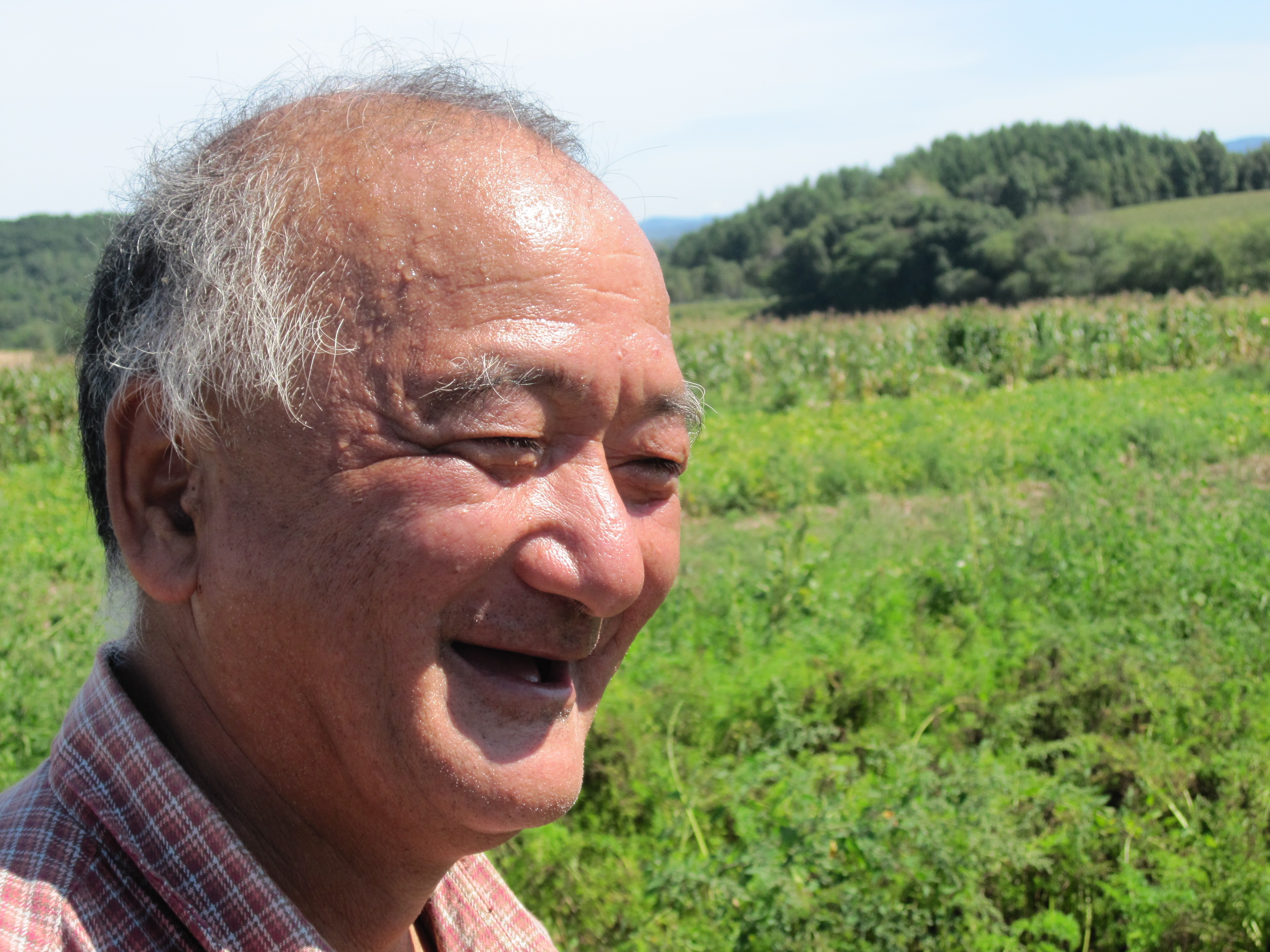 北海道北見で無肥料・自然栽培をされている秋場農園を見学