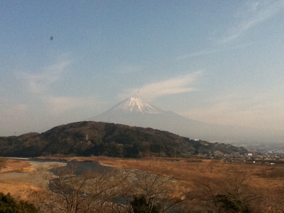 富士山がみえた